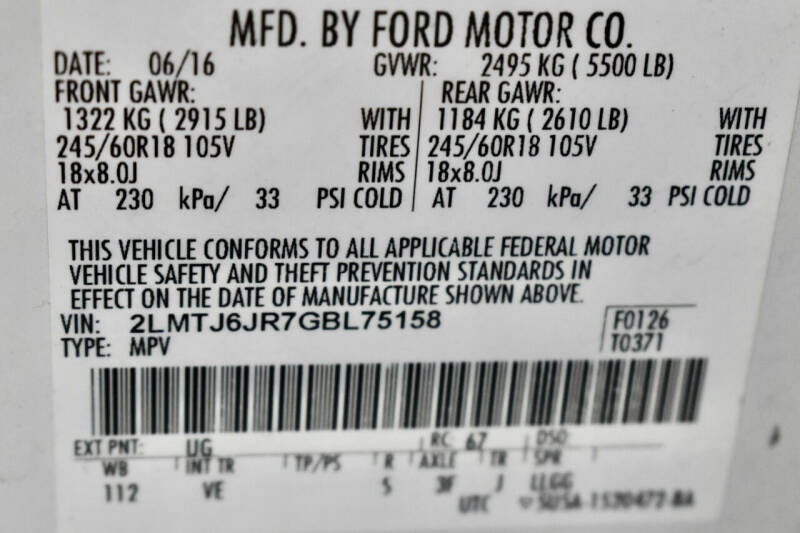 2016 Lincoln MKX Premiere