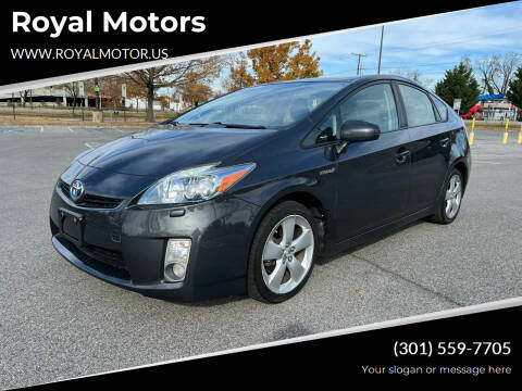 2010 Toyota Prius for sale at Royal Motors in Hyattsville MD