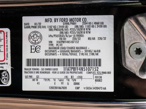 2022 Ford Mustang GT Premium