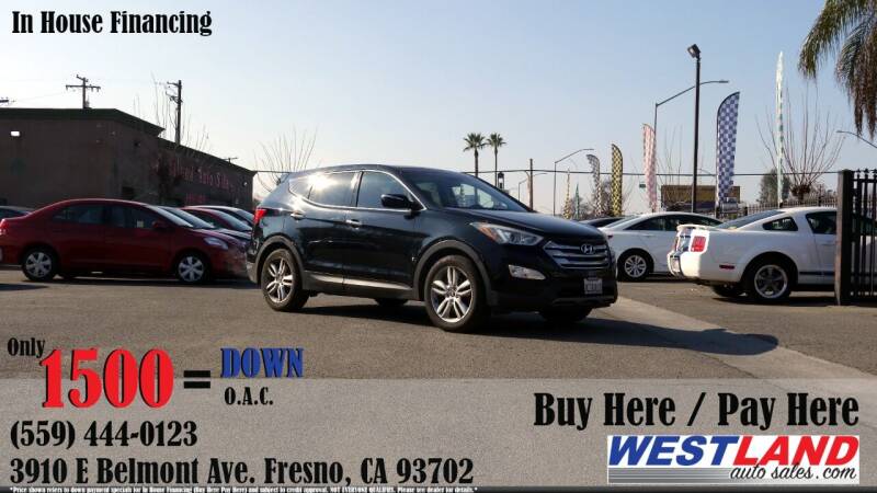 2013 Hyundai Santa Fe Sport for sale at Westland Auto Sales on 7th in Fresno CA