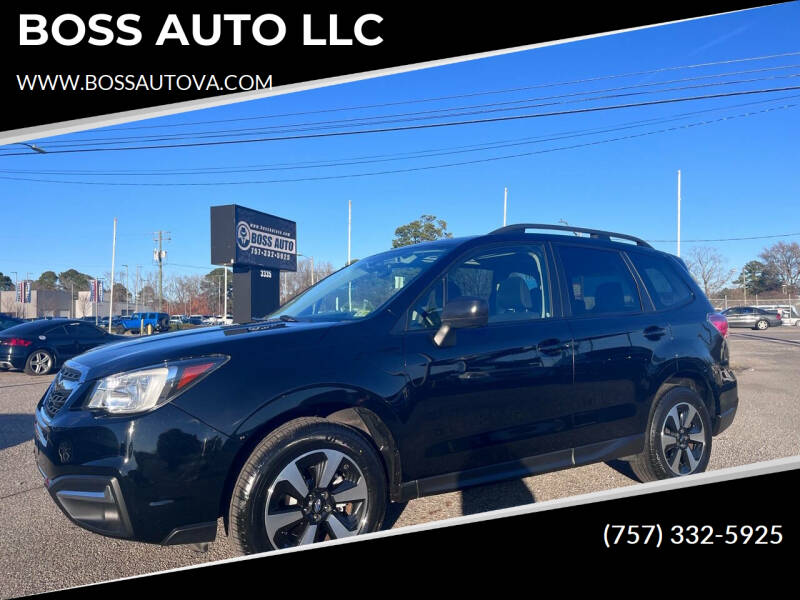 2017 Subaru Forester for sale at BOSS AUTO LLC in Norfolk VA