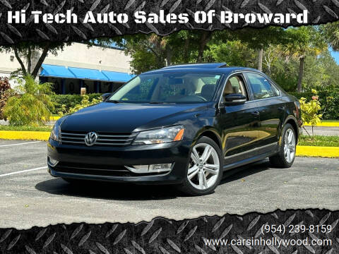 2015 Volkswagen Passat for sale at Hi Tech Auto Sales Of Broward in Hollywood FL