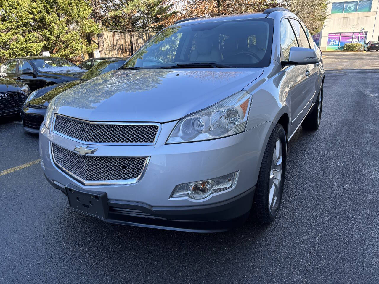 Gray 2012 Chevrolet Traverse LTZ AWD LTZ 4dr SUV 1