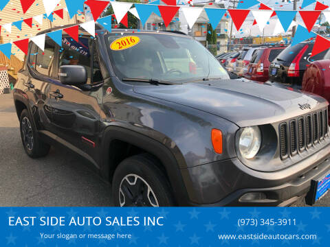 2016 Jeep Renegade for sale at EAST SIDE AUTO SALES INC in Paterson NJ