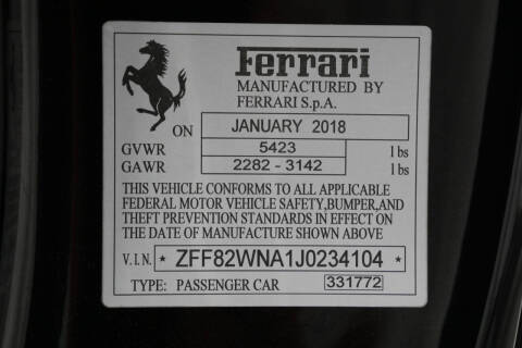 2018 Ferrari GTC4Lusso