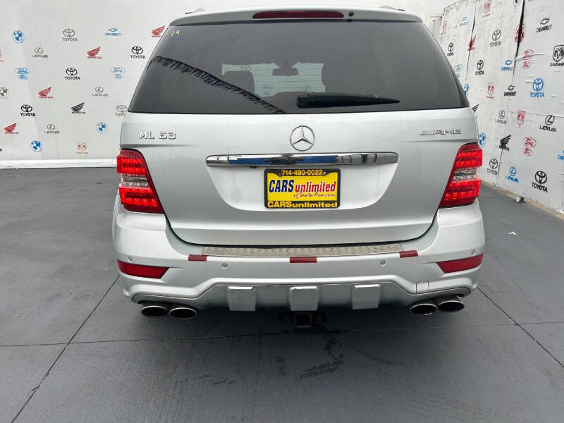 2009 Mercedes-Benz M-Class ML 63 AMG