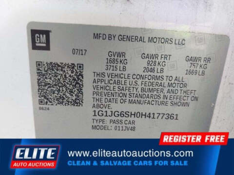 2017 Chevrolet Sonic LT Auto Fleet