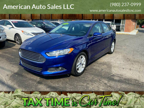 2016 Ford Fusion for sale at American Auto Sales LLC in Charlotte NC