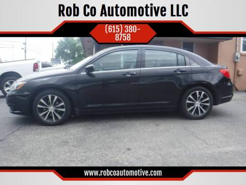 2013 Chrysler 200 for sale at Rob Co Automotive LLC in Springfield TN