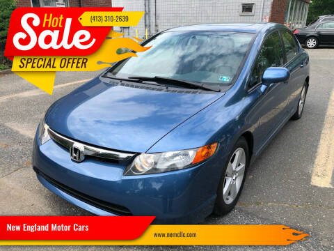 2007 Honda Civic for sale at New England Motor Cars in Springfield MA