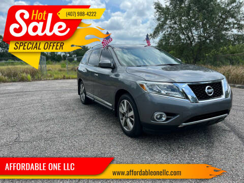 2015 Nissan Pathfinder for sale at AFFORDABLE ONE LLC in Orlando FL