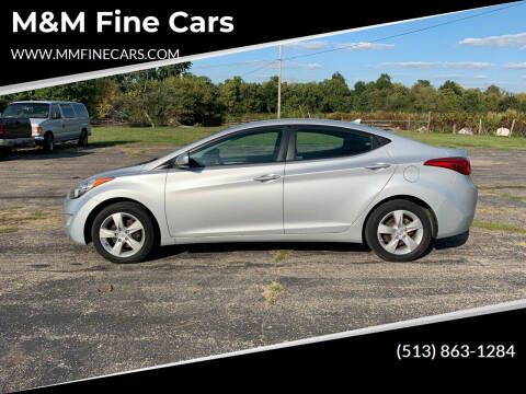 2012 Hyundai Elantra for sale at M&M Fine Cars in Fairfield OH
