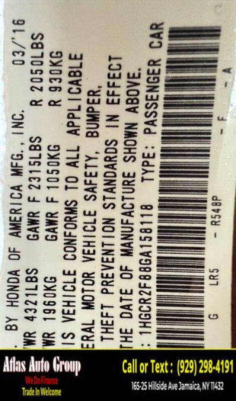 2016 Honda Accord EX-L