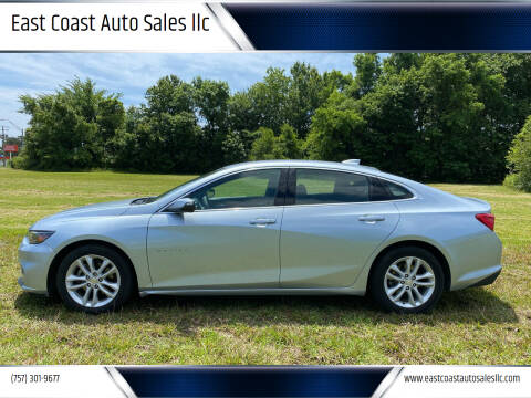 2017 Chevrolet Malibu for sale at East Coast Auto Sales llc in Virginia Beach VA