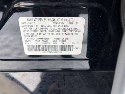 2017 Infiniti Q50 2.0T