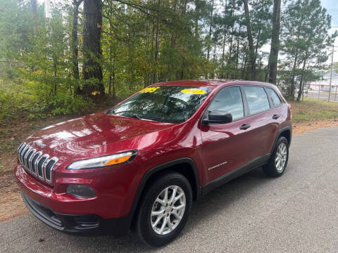 2017 Jeep Cherokee for sale at TRIPLE C AUTOMOTIVE in Anderson SC