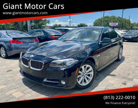 2015 BMW 5 Series for sale at Giant Motor Cars in Tampa FL