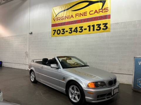 2003 BMW 3 Series for sale at Virginia Fine Cars in Chantilly VA