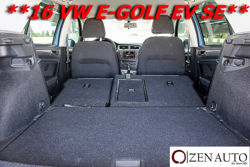2016 Volkswagen e-Golf SE