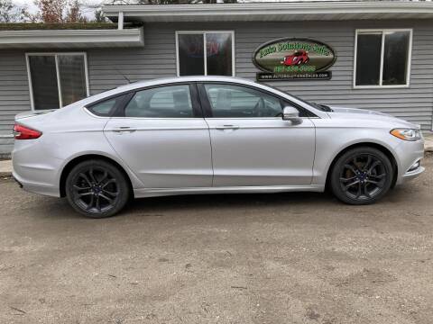 2018 Ford Fusion for sale at Auto Solutions Sales in Farwell MI