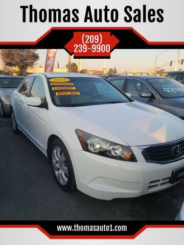 2010 Honda Accord for sale at Thomas Auto Sales in Manteca CA