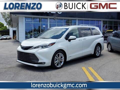 2021 Toyota Sienna for sale at Lorenzo Buick GMC in Miami FL