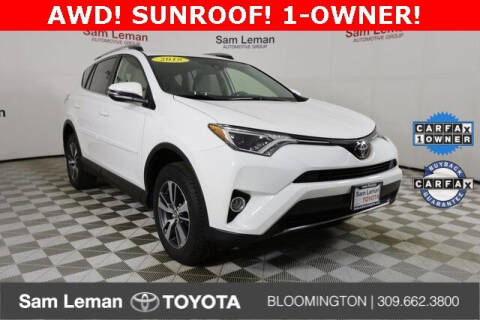 2018 Toyota RAV4 for sale at Sam Leman Toyota Bloomington in Bloomington IL