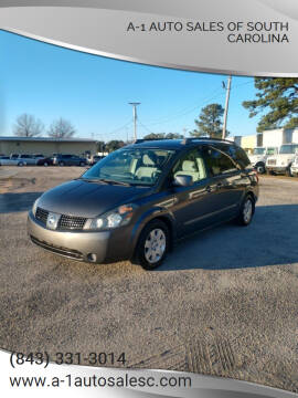 2005 Nissan Quest for sale at A-1 Auto Sales Of South Carolina in Conway SC