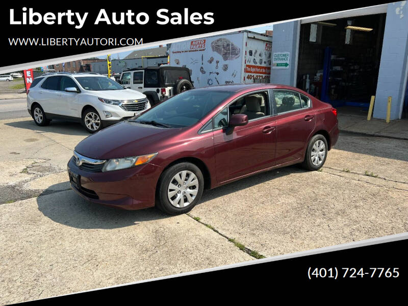 2012 Honda Civic for sale at Liberty Auto Sales in Pawtucket RI