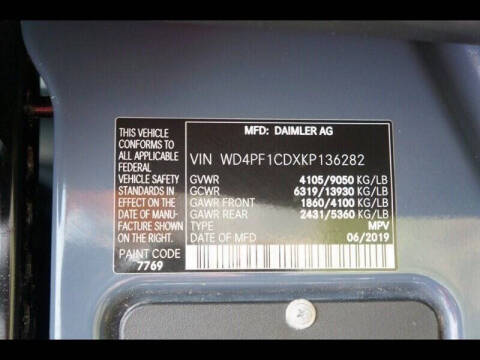 2019 Mercedes-Benz Sprinter