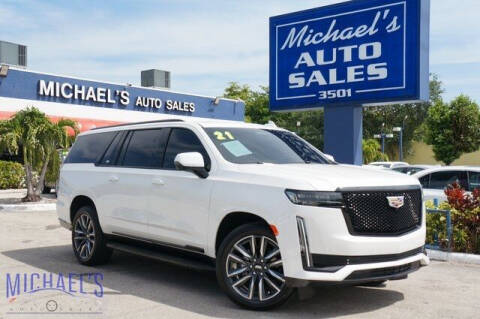 2021 Cadillac Escalade ESV for sale at Michael's Auto Sales Corp in Hollywood FL