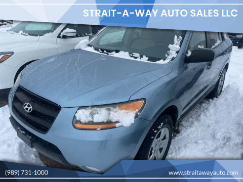 2009 Hyundai Santa Fe for sale at Strait-A-Way Auto Sales LLC in Gaylord MI