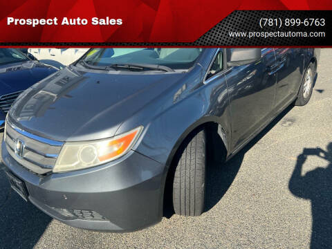 2012 Honda Odyssey for sale at Prospect Auto Sales in Waltham MA