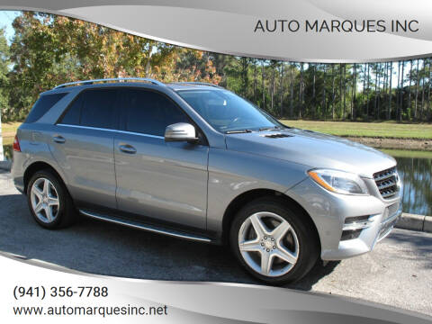 2013 Mercedes-Benz M-Class for sale at Auto Marques Inc in Sarasota FL