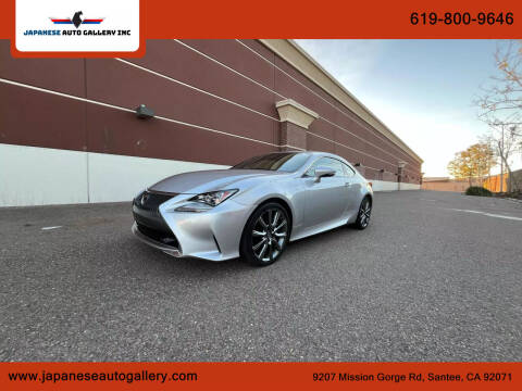 2015 Lexus RC 350 for sale at Japanese Auto Gallery Inc in Santee CA