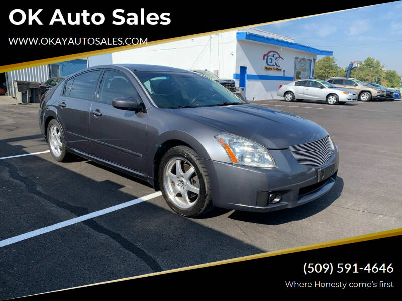 2007 Nissan Maxima for sale at OK Auto Sales in Kennewick WA
