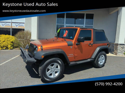 2011 Jeep Wrangler for sale at Keystone Used Auto Sales in Brodheadsville PA