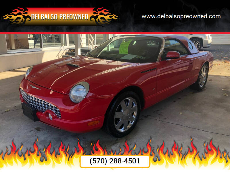 2003 Ford Thunderbird for sale at DelBalso Preowned in Kingston PA