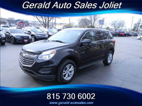 2017 Chevrolet Equinox for sale at Gerald Auto Sales in Joliet IL