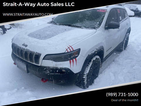 2019 Jeep Cherokee for sale at Strait-A-Way Auto Sales LLC in Gaylord MI