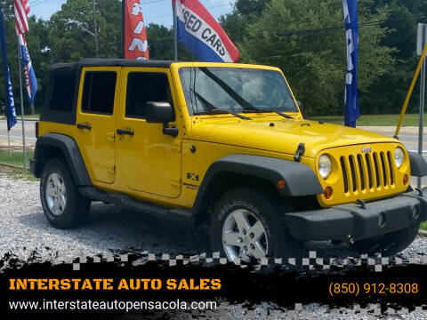 2008 Jeep Wrangler Unlimited for sale at INTERSTATE AUTO SALES in Pensacola FL