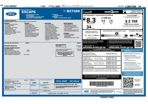 2020 Ford Escape SEL