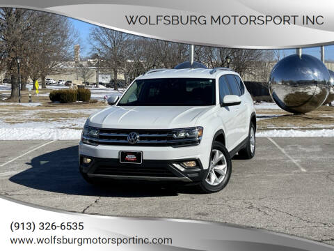 2018 Volkswagen Atlas for sale at WOLFSBURG MOTORSPORT INC in Shawnee KS
