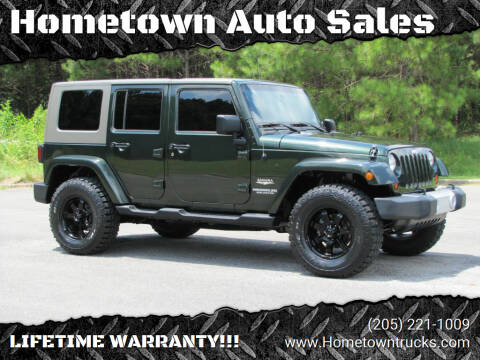 2010 Jeep Wrangler Unlimited for sale at Hometown Auto Sales - SUVS in Jasper AL