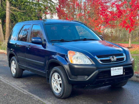 2004 Honda CR-V for sale at CLEAR CHOICE AUTOMOTIVE in Milwaukie OR