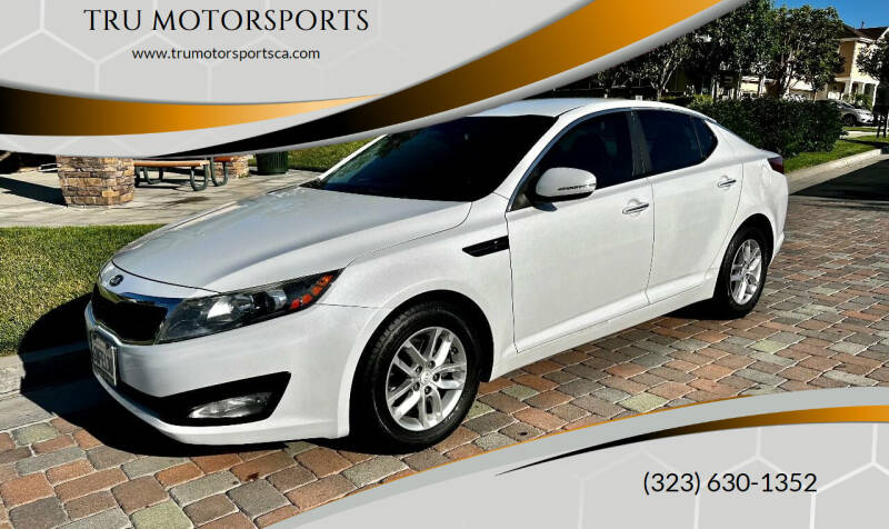 2013 Kia Optima for sale at TRU MOTORSPORTS in Inglewood CA