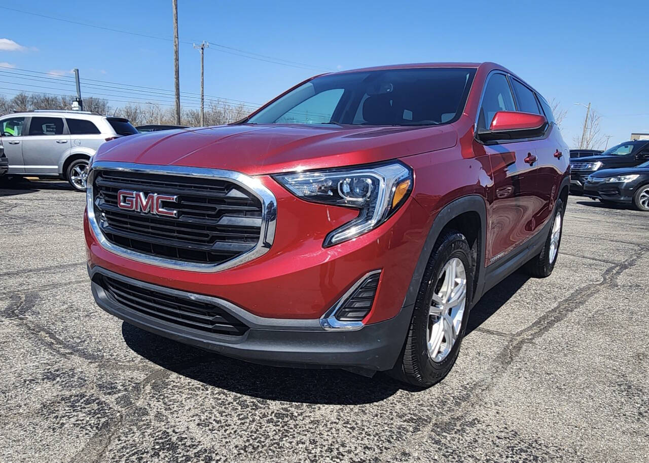 Burgundy 2018 GMC Terrain SLE SLE 4dr SUV 1