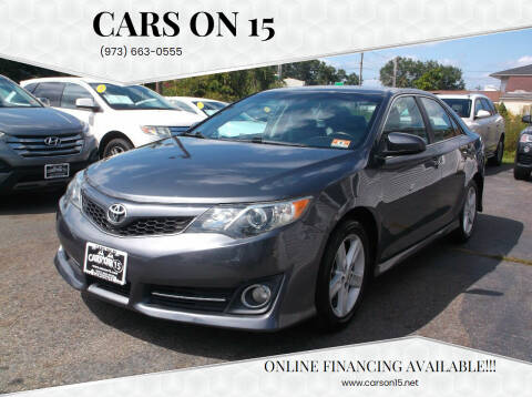2012 Toyota Camry for sale at Cars On 15 in Lake Hopatcong NJ