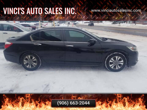 2013 Honda Accord for sale at Vinci's Auto Sales Inc. in Bessemer MI