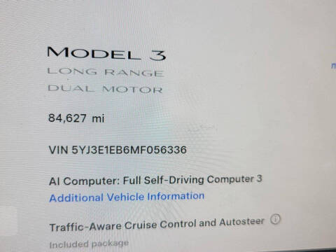 2021 Tesla Model 3 Long Range
